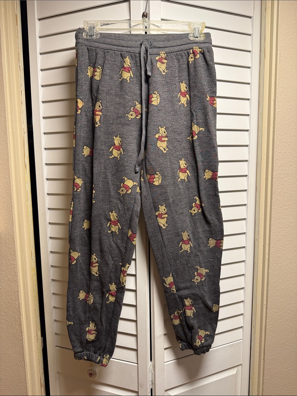 Disney Gray Winnie the Pooh Jogger Pants